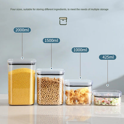 Sealed Food Storage Jar For Kitchen Organization