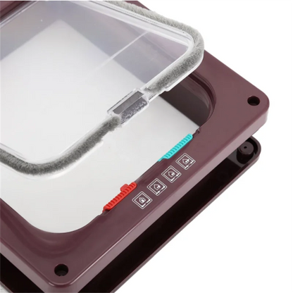 Secure Cat Flap Door With 4-Way Lock