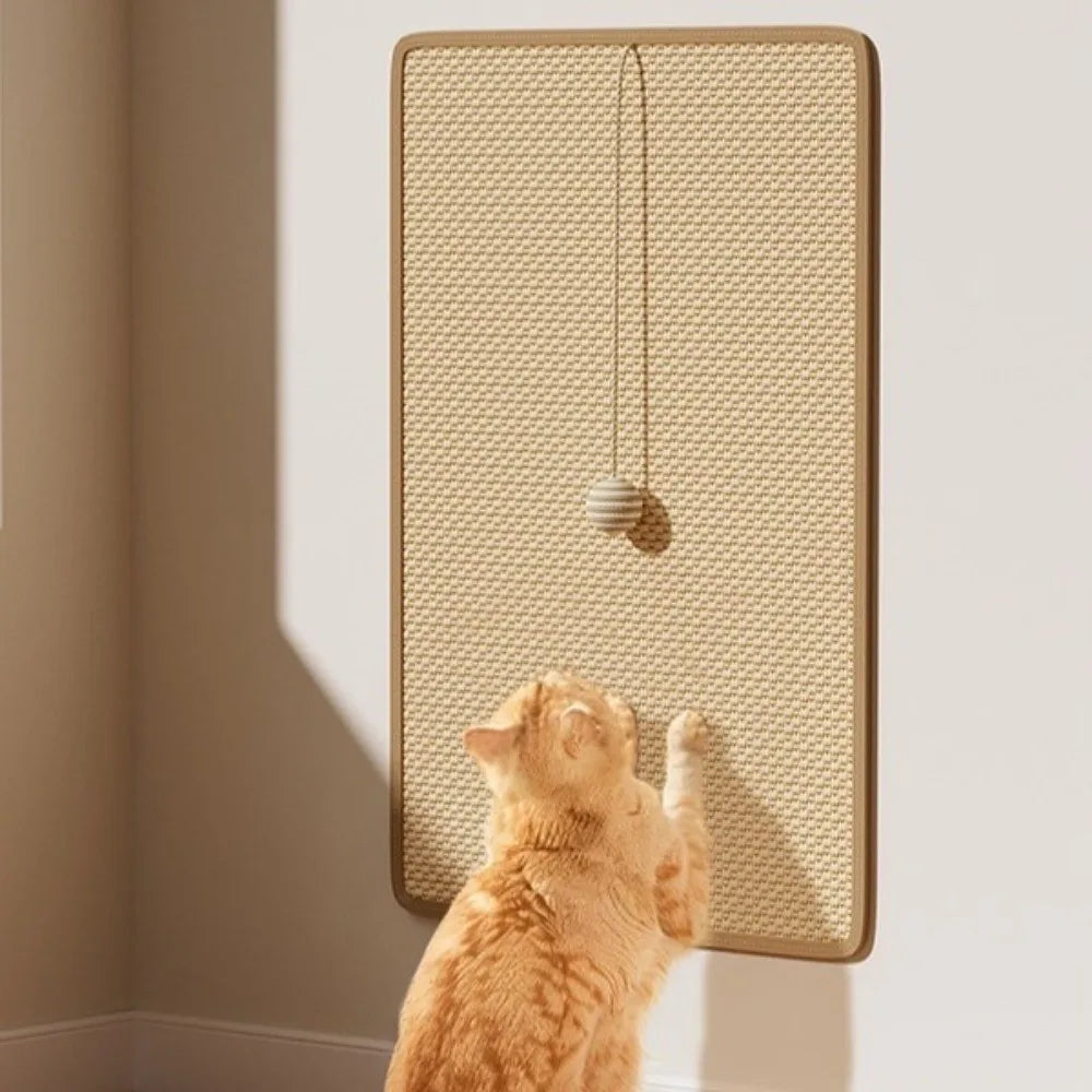 Sisal Cat Scratching Board Wall Mount Protector